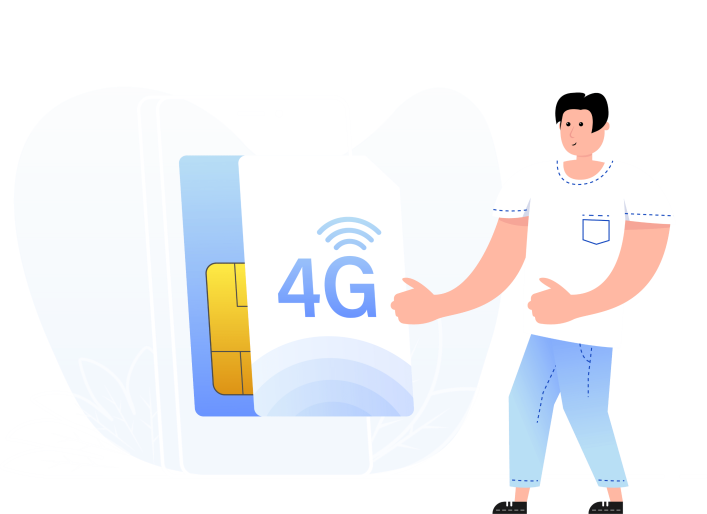 Vast4G-Internet simkaart
